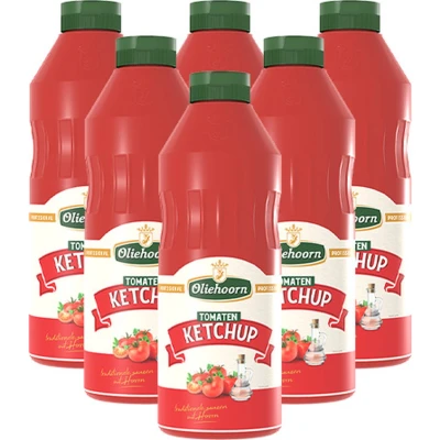 Afbeelding van Oliehoorn Tomatenketchup 6x900ml