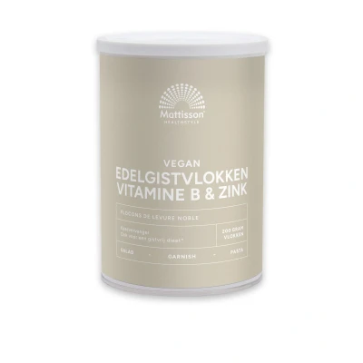 Afbeelding van Mattisson Edelgistvlokken Vitamine B12 &amp; Zink 200 g