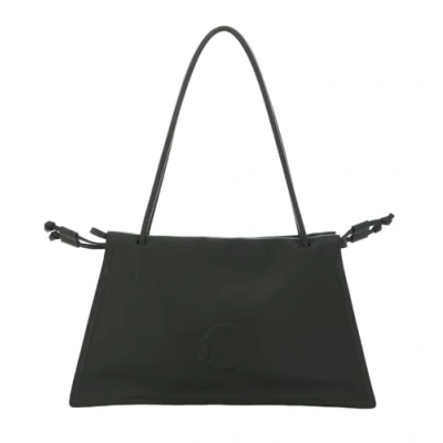 Afbeelding van COCCINELLE Leren Schoudertas Dulse Shoulderbag Alga Donkergroen