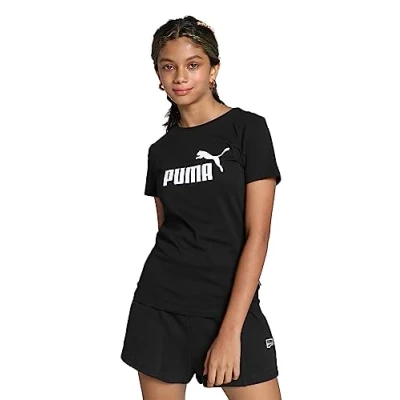 Afbeelding van Puma LOGO Unisex Tshirt print voor kinderen, Maat: 116, white