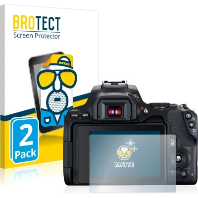 Afbeelding van BROTECT Screenprotector voor Canon EOS 250D Folie Beschermfolie matte (2 Stuks)