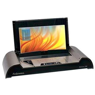Image de Fellowes helios 60 thermal binder eu uk 5642001 thermo relieur 600 feuilles noir et gris