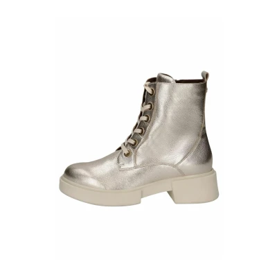 Afbeelding van Caprice Veterboots, Dames, Maat: 37, Platin metal Leer