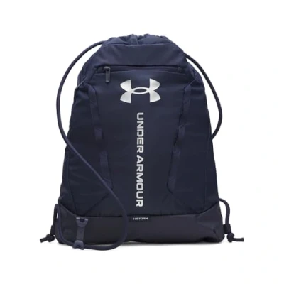 Afbeelding van Under Armour UA Hustle Sac à dos Bleu marine/bleu marine/argenté métallisé OSFM, marine minuit/bleu métallisé, taille unique