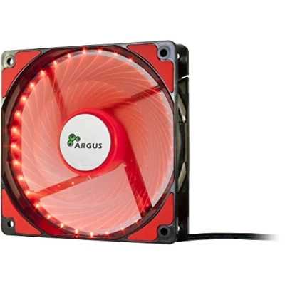 Afbeelding van Inter Tech L12025 PC ventilator Rood (b x h d) 120 25 mm