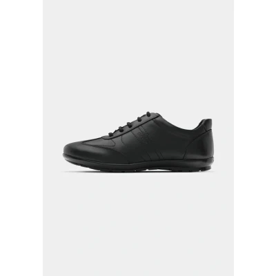 Afbeelding van Geox UOMO Symbol Sportieve veterschoenen black, Heren, Maat: 43.5, Black Leer