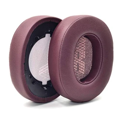 Afbeelding van Live 500 BT vervangende oorkussens van schuim, compatibel met JBL 500BT draadloze over ear hoofdtelefoons, zachte leren oorkussens, akoestisch isolatieschuim (rood)