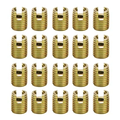 Afbeelding van Akozon Zelftappende schroefdraadinzet 20 stuks 302 koolstofstalen schroef reparatieaccessoires (binnenM6 1,0 buitenste M9 1,0)