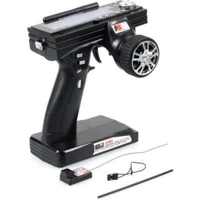 Afbeelding van Yangers Flysky GT3B AFHDS 3 kanaals zender + FS GR3E ontvanger 2,4 GHz radiosysteem voor raceauto, boot, helikopter, speelgoed