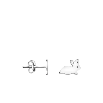 Afbeelding van Sofia Milani Rabbit Oorbellen, Dames, Maat: One Size, Silver