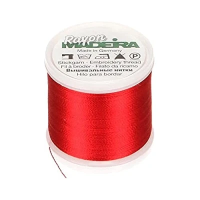 Afbeelding van Madeira Rode Rayon Draad