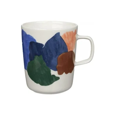 Afbeelding van Marimekko PYYKKI Mok 25cl Gekleurde Vlakken