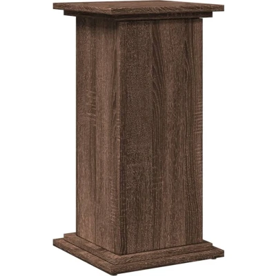Afbeelding van vidaXL Sokkel met opbergruimte 31x30x60 cm bewerkt hout bruin eiken