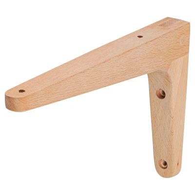 Afbeelding van Wovar Houten Plankdrager LModel 15 x 25 cm Beuken Per Stuk