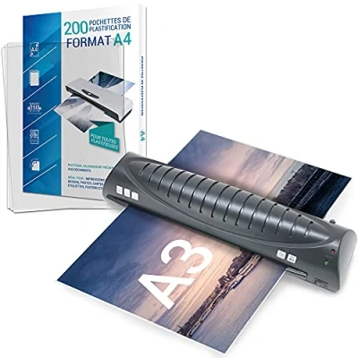 Afbeelding van Texet A78211 2X21V Pro lamineerapparaat, 200 vellen, A4, zwart