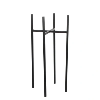 Afbeelding van Ascot Plantenstandaard L24 x B24 H55 cm Metaal Zwart