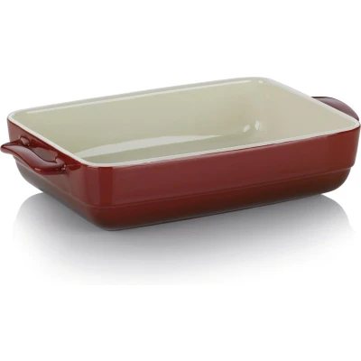 Afbeelding van Ovenschaal Keramiek Rood, 32 cm x 19 Kela Malin