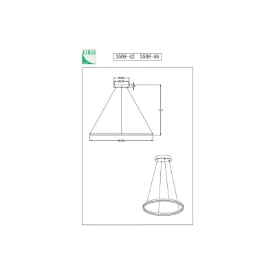 Afbeelding van Giotto LED hanglamp, Ø 100 cm, 1 lamp, zwart