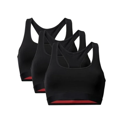 Afbeelding van DANISH ENDURANCE Damesbralettes van biologisch katoen, comfortabel, zacht, zonder beugel, 1 of 3 stuks