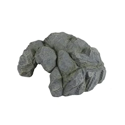 Afbeelding van Terra Della Natuurlijke Decoratie Reptielen Reptielengrot L 29x25x11,5cm Antraciet 1st