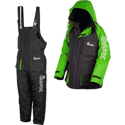 Afbeelding van Imax Thermo Suit Hyper Therm Size, zwart/groen, S, Zwart/Groen