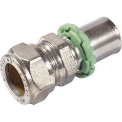 Afbeelding van Comap MultiSkin messing overgangskoppeling recht 26 x 22 (water)
