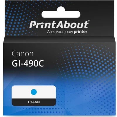 Afbeelding van Huismerk Canon GI 490C Inktcartridge Cyaan