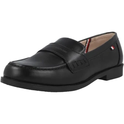 Afbeelding van Tommy Hilfiger Instappers voor kinderen, Maat: 37, Black Leer/ synthetisch