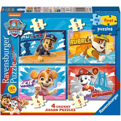 Afbeelding van Ravensburger Mijn Eerste Puzzels PAW Patrol 4in1