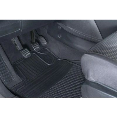 Afbeelding van WALSER Easyfit 28017 Vloermatset Rubber voor en achter 4 Zwart Universeel geschikt