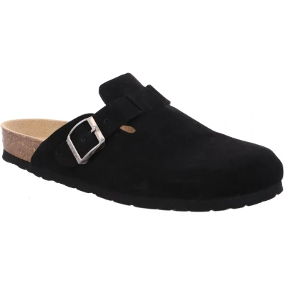 Afbeelding van Rohde 6694 Heren Slipper Zwart Suede