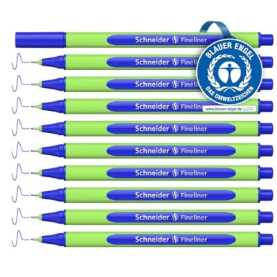 Afbeelding van Schneider 187912 Fineliner Line Up 0,4 mm, Lapis Blue, 10 stuks