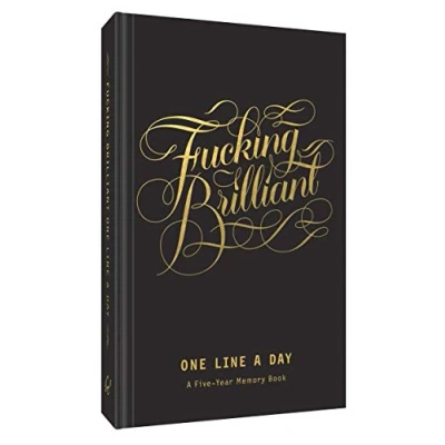 Afbeelding van Fucking Brilliant One Line A Day FiveYear Memory Book