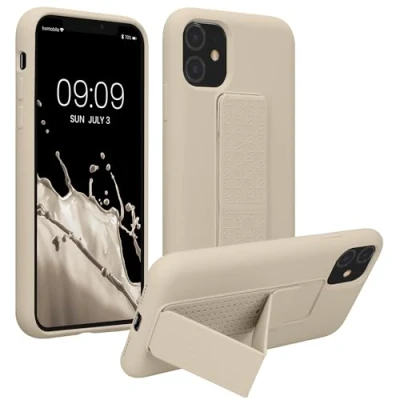 Afbeelding van kwmobile back cover voor smartphone geschikt Apple iPhone 11 1x beschermhoesje van kunststof In crème