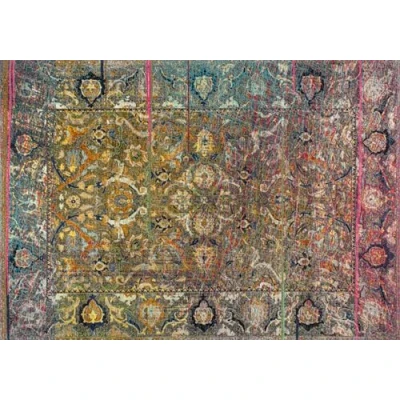Afbeelding van was+droog deurmat, Mirage 140x200cm, binnen, wasbaar, randloos, kleurrijk
