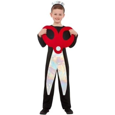 Afbeelding van Smiffy&#039;s Leraar &amp; Professor Scholier Student Kostuum Gekke Schaar Kind Rood, Zwart, Zilver Small / Medium Carnavalskleding Verkleedkleding