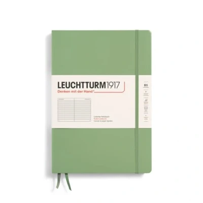 Afbeelding van Leuchtturm 1917 Hardcover B5 18 x 25.5 cm Notitieboek Sage Lijn