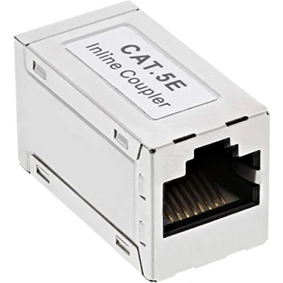 Afbeelding van InLine Patchkabel koppeling metaal Cat.5e (S/STP, CAT5e), Netwerkkabel