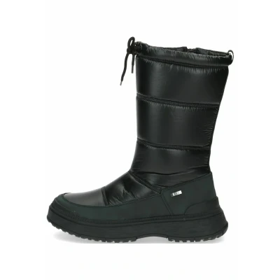 Afbeelding van Caprice Snowboots Black comb, Dames, Maat: 38.5, comb Imitatieleer/ textiel