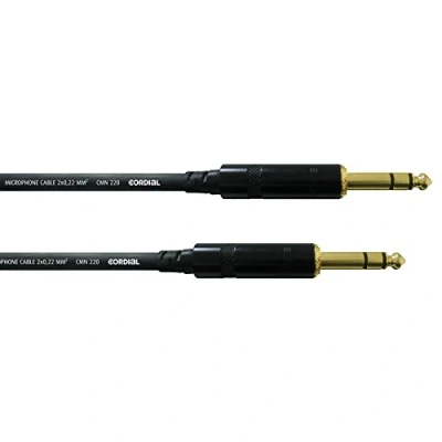 Afbeelding van Cordial CFM3VV Instrumenten Kabel [1x Jackplug male 6,3 mm 1x mm] 3.00 m Zwart
