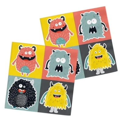 Afbeelding van Servetten Monster Bash, 20st.