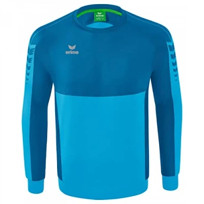 Afbeelding van ERIMA Six Wings Sweatshirt Kind Curacao Mykonos Maat 164