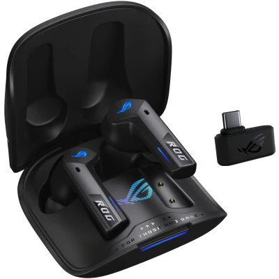Afbeelding van ASUS ROG Cetra True Wireless SpeedNova Black Draadloze oordopjes Bluetooth In ear Zwart