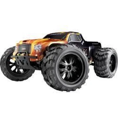 Afbeelding van Reely Cimera Zwart Brushless 1:10 RC auto Elektro Monstertruck 4WD 100% RTR 2,4 GHz Incl. accu en lader
