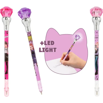 Afbeelding van Depesche TOPModel pen met licht REBEL KITTY 1 stuk