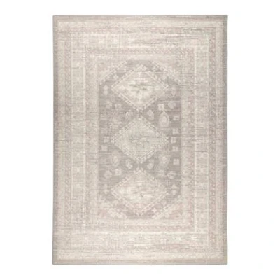 Afbeelding van Vintage Vloerkleed Aila Grijs/Roze Grijs/Antraciet Polypropyleen 190 x 280 cm (L)