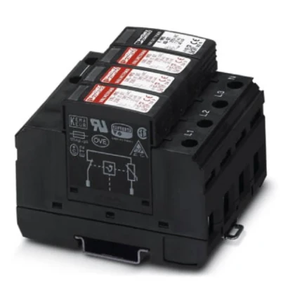 Afbeelding van Phoenix Contact 2838209 VAL MS 230/3+1 Overspanningsveilige afleider Overspanningsbeveiliging voor: Verdeelkast 20 kA 1 stuk(s)