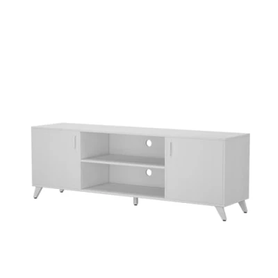 Afbeelding van Vicco Lowboard Maceio, Wit, 160 x 54.5 cm met 2 deuren