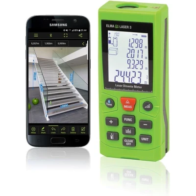 Afbeelding van ELMA Sagab Laser afstandsmeter met bluetooth 0 80 meter (S 3)