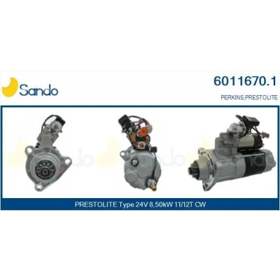 Afbeelding van SANDO 2021100.0 Dynamo / Alternator 12V 33A